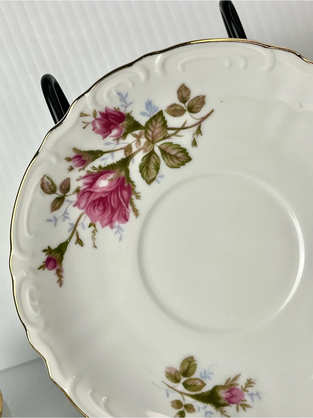 Set Of 2 Royal Rose Fine China Japan Tea Cup Saucer Sets